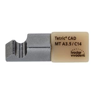 Tetric CAD MT Milling Blocks Low Translucency C14 A3.5 For PlanMill 5/Bx