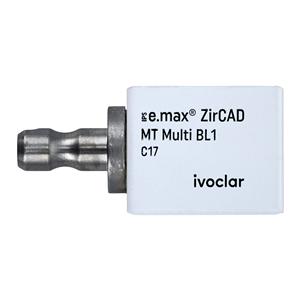 IPS e.max ZirCAD MT Multi Milling Blocks Multi Translucent C17 BL1 f/ CEREC 5/Bx