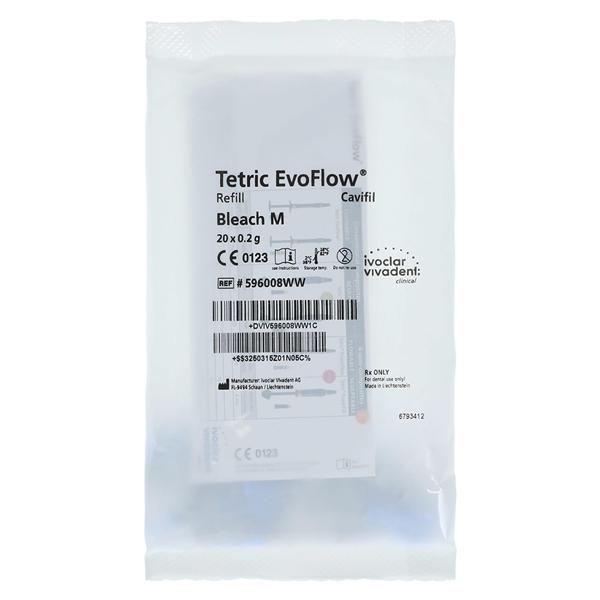 Tetric EvoFlow Flowable Composite Bleach M Cavifil Refill 20/Bx