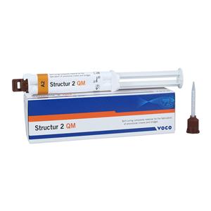 Structur 2 Quick Mix Temporary Material 8 Gm Shade A2 Syringe Kit