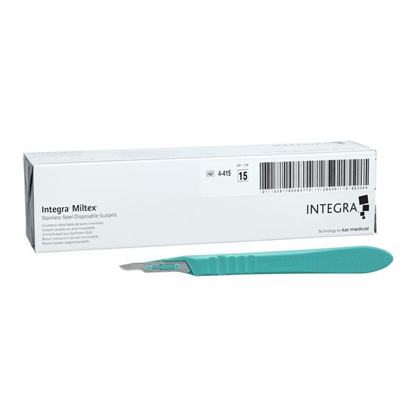 Disposable Surgical Scalpel #15 Stainless Steel Sterile, 100 BX/C...