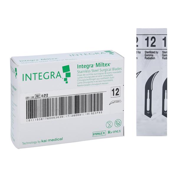 Stainless Steel Sterile Surgical Blade #12 Disposable 100/Bx