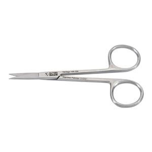 Vantage Iris Scissors Straight 4-1/8" Stainless Steel Ea