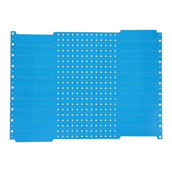 Sentry SuperBand Write-On Wristband Polyester Blue Adult 500/Bx