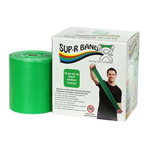 Sup-R Band Exercise Band 50ydx5" Green Medium