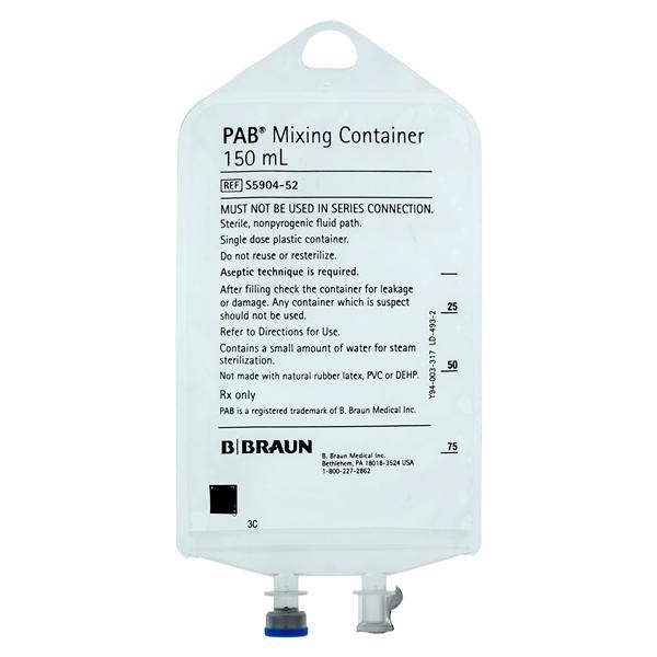 PAB Partial Additive Bag PVC 150mL 48/Ca