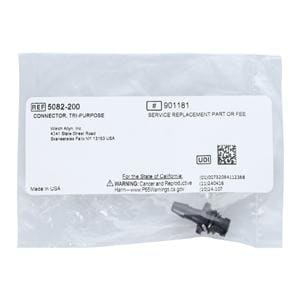 Blood Pressure Connector Black Not Made With Natural Rubber Latex For Monitor Ea