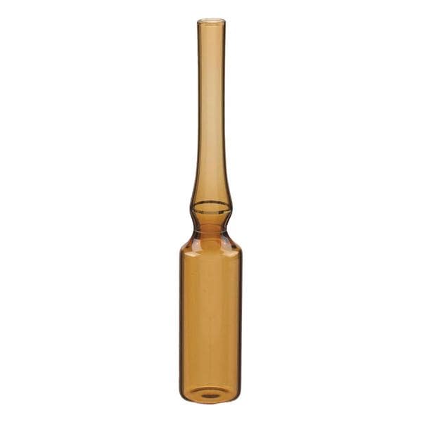 Wheaton Pre-Scored Ampule Borosilicate Glass Amber 2mL 144/Case