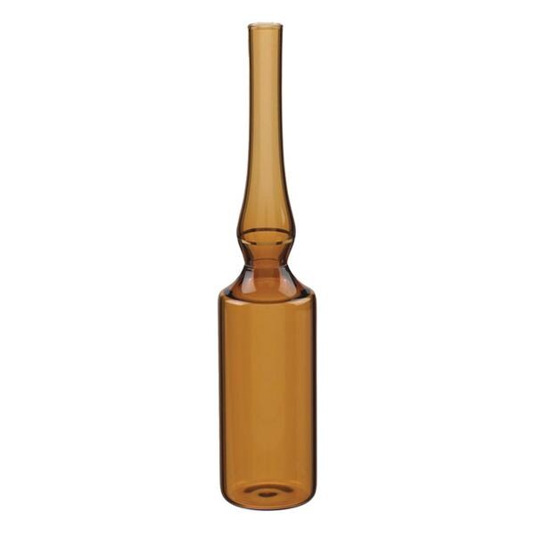 Wheaton Pre-Scored Ampule Borosilicate Glass Amber 5mL 144/Ca