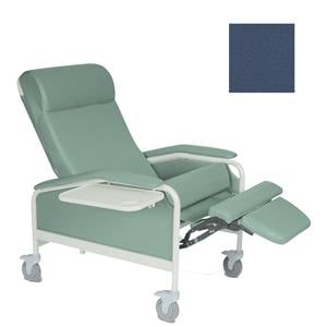 CareCliner Clinical Recliner Vinyl 450lb Capacity Blue Ridge Each