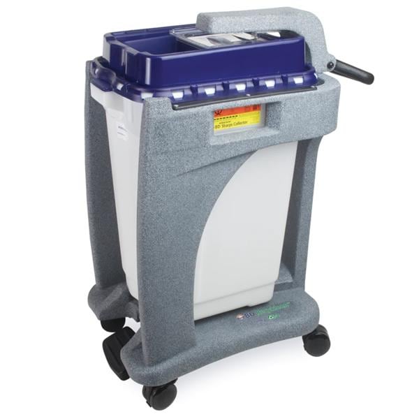 Recykleen Sharps Cart Gray 35-1/2x17-7/10x24-3/10" Plastic For Containers 1/Ca