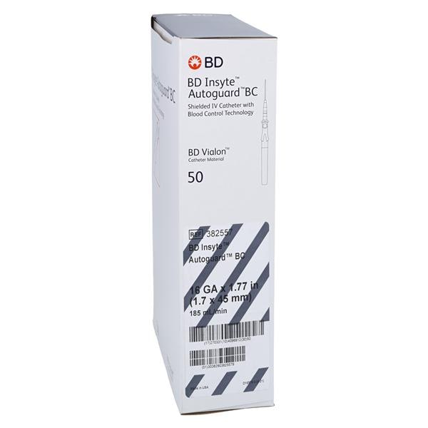 Insyte Autoguard IV Catheter 16 Gauge 1.77" Notched Needle Vialon...