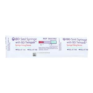 Twinpak _ Syringe 20 Gauge Blunt Tip Sterile 5cc With Dual Cannul...