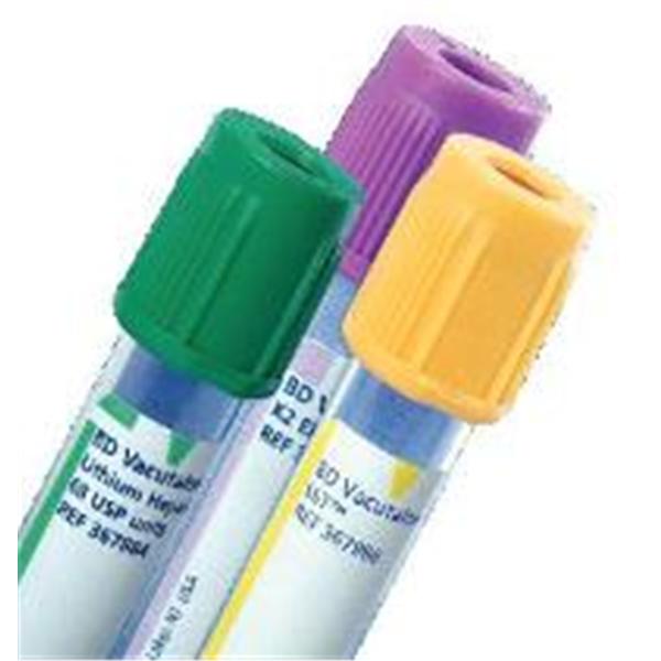 Vacutainer Plus PST Venous Blood Collection Tube Lt Grn 3.5mL Hmgrd Clsr 100/Bx