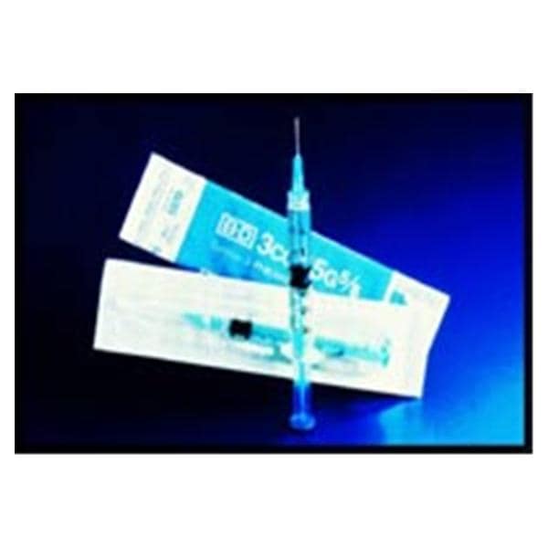 Syringe/Needle Hypodermic 23g 1-1/2" Turquoise 3cc Regular Bevel...