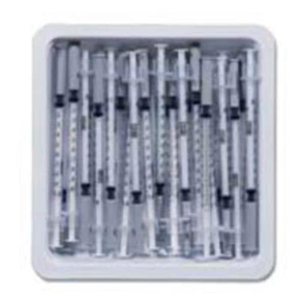 PrecisionGlide Allergy Syringe/Needle 27gx3/8" 0.5cc Gray Conventional LDS 25/Pk