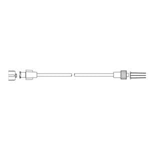 Medex IV Extension Set Priming Volume 5mL 49" Male/Female Luer Lo...