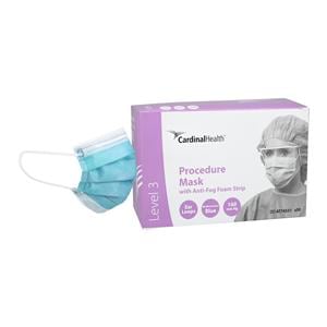 Secure-Gard Procedure Mask Fog-Free Foam ASTM Level 3 Blue Dispos...