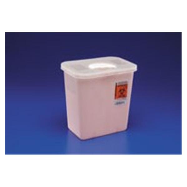 Sharps Container 2gal Opaque Red 7.25x10.5x10" Rotor Lid Plastic Ea, 20 EA/CA