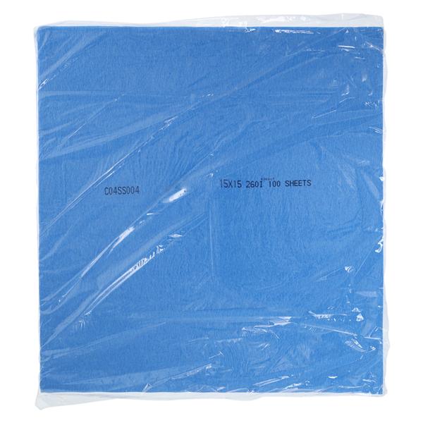 CSR Sterilization Wrap 15 in x 15 in Blue 100/Pk InSource