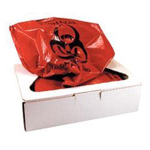 Pro Tector Infectious Waste Bag 24x30" Red Polyethylene Biohazard...