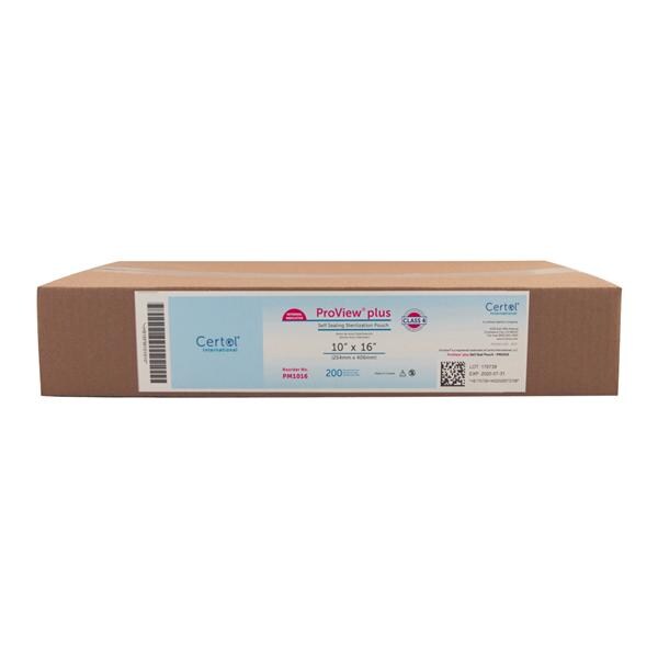 Proview Sterilization Pouch 10 in x 16 in Blue / White 200/Box