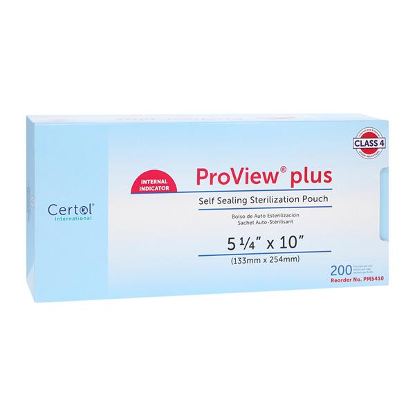Proview Sterilization Pouch 5.25 in x 10 in Blue / White 200/Box,...