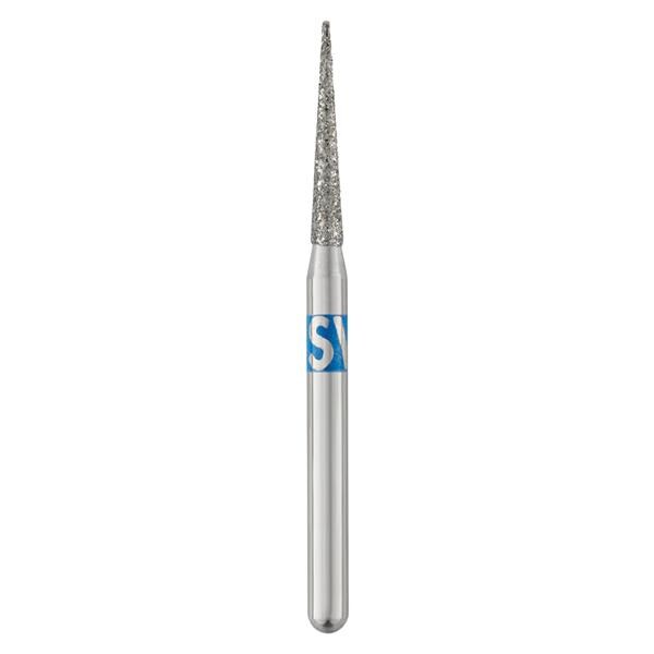 Piranha Diamond Bur Friction Grip 858-013M Medium 25/Pk