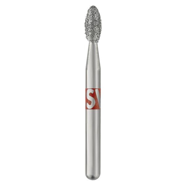 Piranha Diamond Bur Friction Grip 379-018F Fine 25/Pk