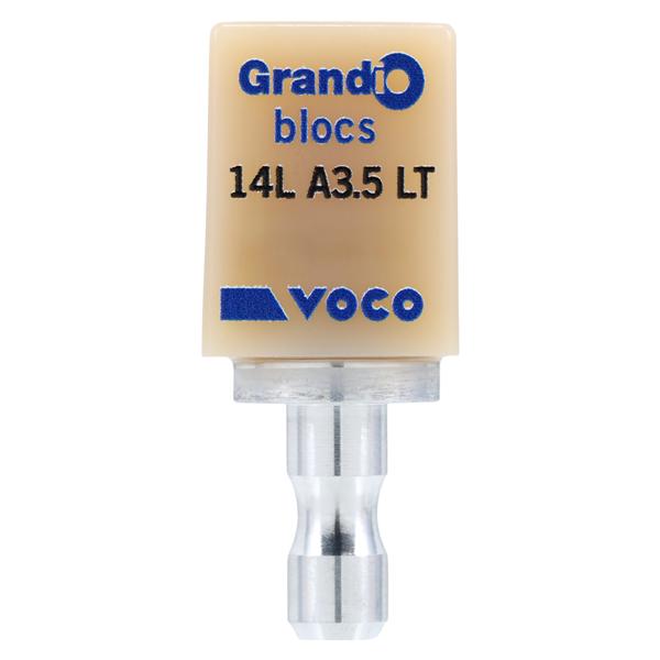 Grandio blocs LT Milling Blocks Low Translucency 14L A3.5 For CEREC 5/Pk