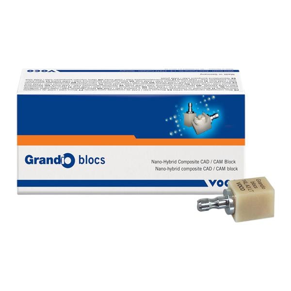 Grandio blocs HT Milling Blocks High Translucency 12 A1 For CEREC 5/Pk