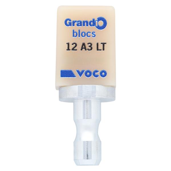 Grandio blocs LT Milling Blocks Low Translucency 12 A3 For CEREC 5/Pk