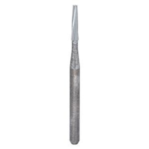 Carbide Bur Standard Friction Grip Taper/Flat End Plain 10/Pk