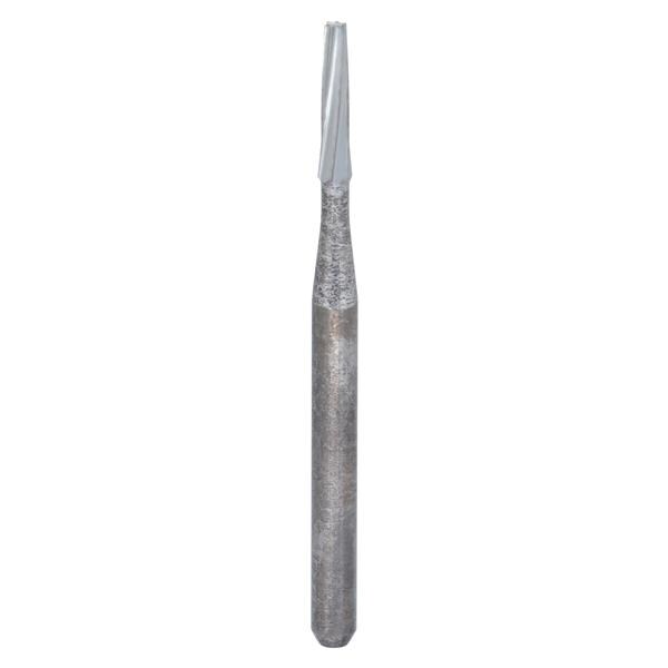 Carbide Bur Standard Friction Grip Taper/Flat End Plain 10/Pk