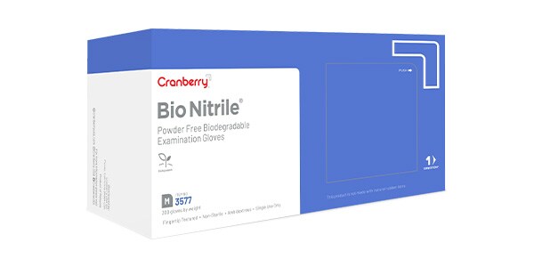 Cranberry - Bio Nitrile Biodegradable Exam Gloves