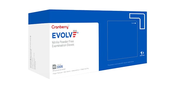 Cranberry - Evolve Nitrile Exam Gloves