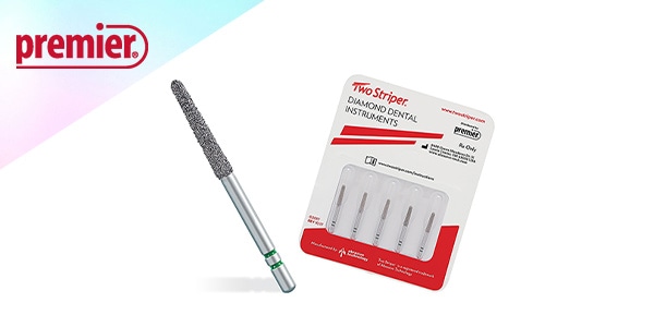 Premier® Dental Products Company - Two Striper® Ultra-Premium Diamond Burs