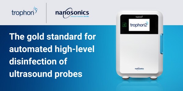 The gold standard for automated high-level disinfection of ultrasound probes