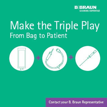 Make the Triple Play - B. Braun IV Fluids and IV Administration Sets