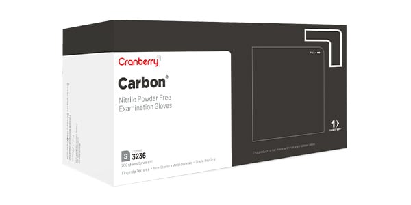 Cranberry Carbon Nitrile PF Exam Gloves
