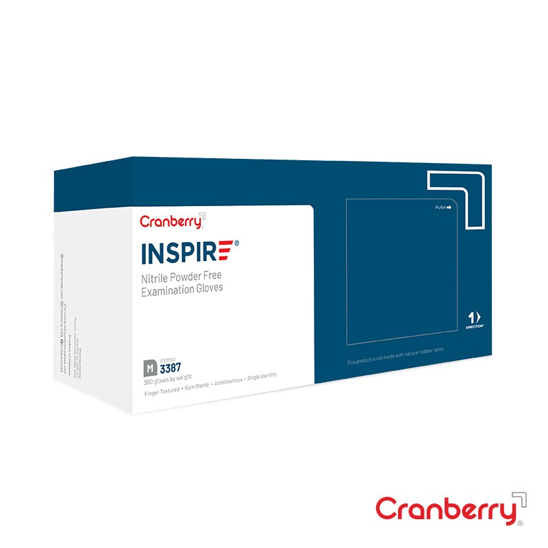 Cranberry – Inspire Nitrile Exam Gloves