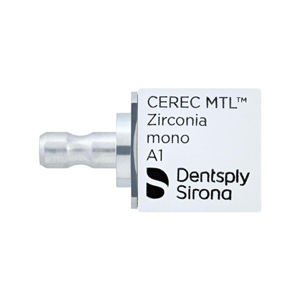 CEREC MTL Zirconia Milling Blocks Mono A1 For CEREC 4/Bx