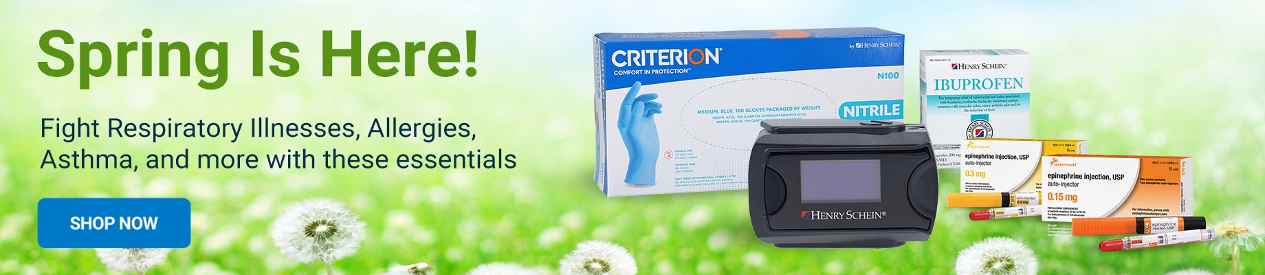 Spring is here! Fight Respiratory Illnesses, Allergies, Asthma, and more with these essentials