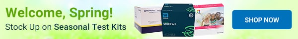 Welcome, Spring! Stock up on seasonal test kits.