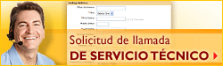 Solicitar una llamada de servicio técnico