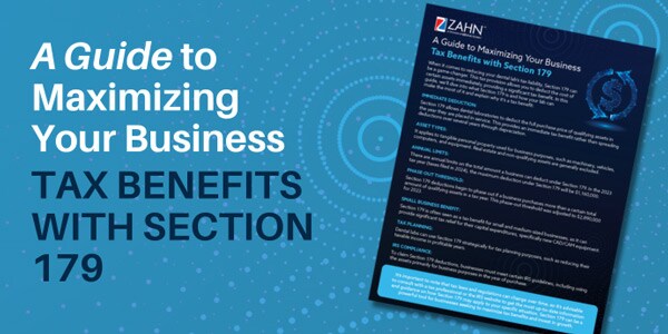 A Guide to Maximizing Your Business - Tax Benefits With Section 179